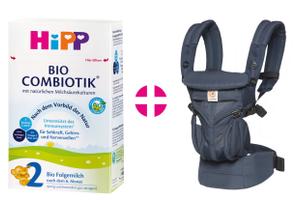 HiPP BIO COMBIOTIK Folgemilch und Ergobaby Babytrage