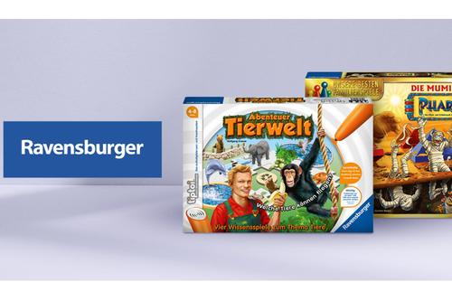 Ravensburger Spiele bis -60%* reduziert!