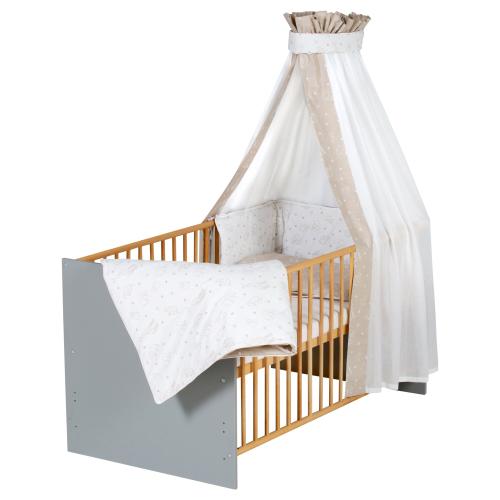 Schardt Babybett mit Ausstattung Classic Grey 70x140 cm