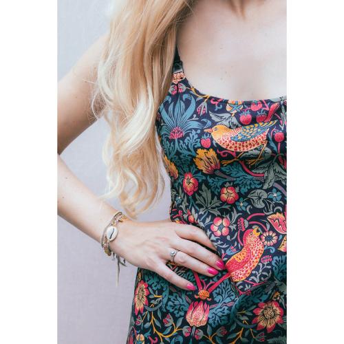 Stillfashion Umstands- und Still-Kleid mit Stillclip family bird