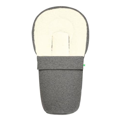 Odenwälder Winter-Fußsack Walk für Kinderwagen Sportwagen, Buggy grau