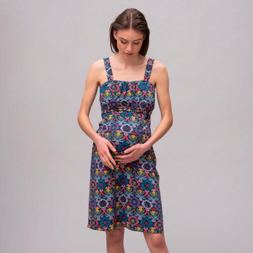 Stillfashion Umstandskleid und Stillkleid gerafft TENCEL™ & Bio-Baumwolle