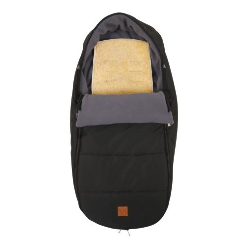 Kaiser Thermofußsack mit Lammfelleinlage für YOYO schwarz